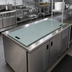 Thumbnail image #2 for Advance Tabco HC-3 Hinged Stainless Steel Cover for 3-Well Cold Food Tables