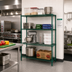 Thumbnail image #2 for Quantum Stationary Wire Shelving Starter Kit, 60