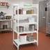 Thumbnail image #3 for Cambro Camshelving Premium 4-Tier Solid Stationary Starter Polymer Shelving Unit, 24-Inch Deep x 30-Inch Wide x 64-Inch High