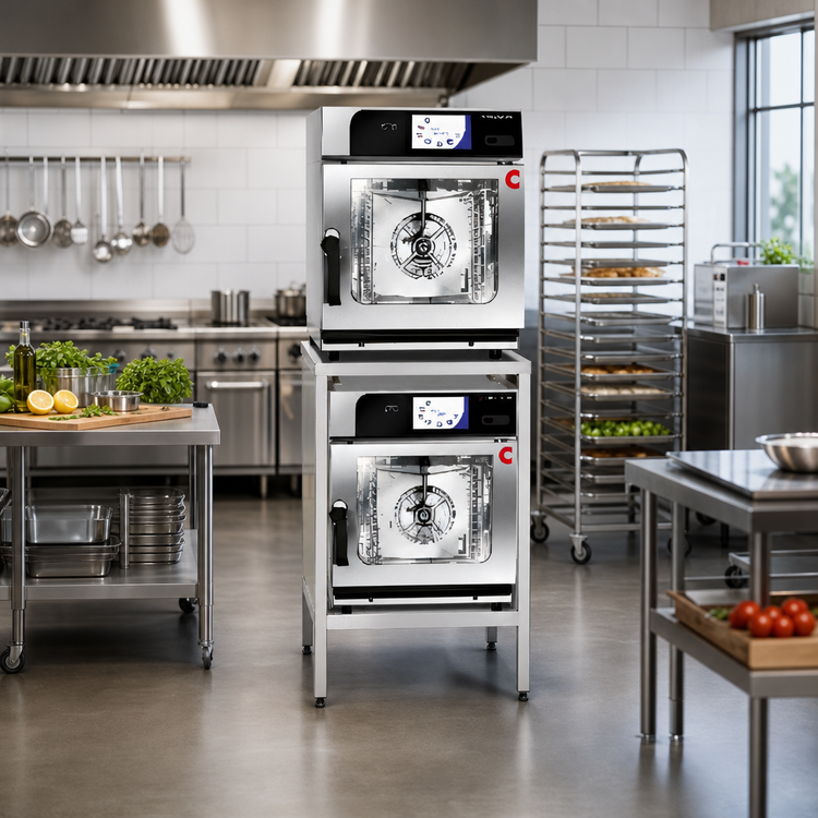 Product image #2 for Convotherm Stacking Stand for (2) 6.10 MINI Ovens, Open Base