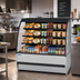 Thumbnail image #2 for Federal Industries SSRPF7752 Self-Serve Refrigerated Prepared Foods Merchandiser, 77.2 Inch Wide Black Laminate Display Case