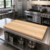 Thumbnail image #2 for John Boos Boos Block KCT6036-O 60 x 36 x 1-1/2 Inch Edge Grain Maple Kitchen Countertop