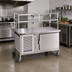 Thumbnail image #2 for Atlas Metal CATR-5 Utility Solid Top Serving Counter with Refrigerated Base