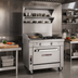 Thumbnail image #2 for Southbend Platinum 36-Inch Heavy Duty Gas Range with 2 Open Burners, 24-Inch Charbroiler and Standard Oven