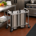 Thumbnail image #2 for Atlas Metal MOPD4H-5-3/4 Heated Mobile Open Frame Plate Dispenser
