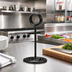 Thumbnail image #2 for American Metalcraft 12-Inch Black Wire Loop Number Stand with Round Swirl Base