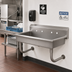 Thumbnail image #2 for Advance Tabco Multiwash Wall-Mounted ADA Hand Wash Sink with 8.5-Inch Backsplash, 40-Inch Wide