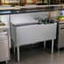 Thumbnail image #2 for Glastender 36-Inch Underbar Combo Ice Bin/Cocktail Unit with Right Bottle Well, 67-Lb Ice Capacity