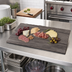 Thumbnail image #2 for American Metalcraft Rectangular Elm Wood Melamine Serving Board, 20-7/8 x 12-1/2 x 3/8 Inches