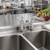 Thumbnail image #2 for 4-Inch Centers Deck Mount Double Pantry Faucet, Less Nozzle, Lever Handles