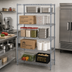 Thumbnail image #2 for Quantum 5-Shelf Chrome-Plated Wire Shelving Starter Kit, 36