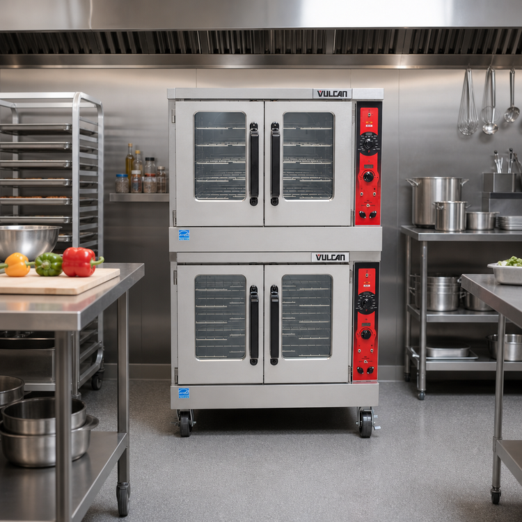 Product image #2 for Vulcan VC55ED Double-Deck Full-Size Electric Convection Oven, Standard Depth