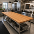 Thumbnail image #2 for Appalachian Red Oak Edge Grain Island Countertop, 120 x 36 x 1-1/2 Inches, Penetrating Oil Finish