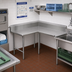 Thumbnail image #2 for John Boos Pro-Bowl L-Shaped Corner Clean Dishtable, 60-Inch Machine Side x 84-Inch End Side, Right-to-Left