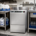 Thumbnail image #2 for Champion UH130B High-Temperature Undercounter Dishwasher with Built-In Booster, 20 x 20 Rack