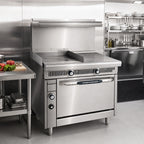 Thumbnail image #2 for Imperial (Middleby) Spec Series IHR-G18-1HT-C 36-Inch Heavy-Duty Gas Range with 18-Inch Griddle, 18-Inch Hot Top & Convection Oven