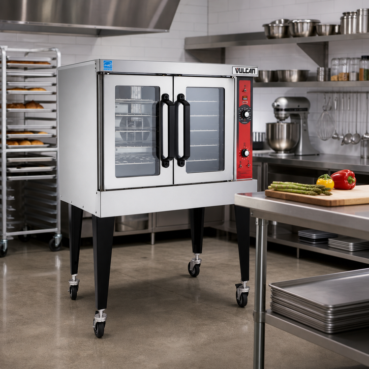 Product image #2 for Vulcan VC4ED Single-Deck Standard-Depth Electric Convection Oven with Solid State Controls