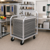 Thumbnail image #2 for Advance Tabco Aluminum Curved-Top Pan Truck with 60 Full-Size Pan Capacity and 600 lb. Load Capacity