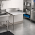 Thumbnail image #2 for Eagle Group Straight Clean Dishtable, 30 x 30 Inches, Right-to-Left Operation, 16/430 Stainless Steel Top