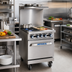 Thumbnail image #2 for Imperial Pro Series 24-Inch Combination Gas Restaurant Range with 2 Open Burners, 12-Inch Griddle, and Space Saver Oven