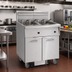 Thumbnail image #2 for Imperial Electric Floor Model 5-Tank Fryer with Built-In Filter System
