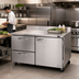 Thumbnail image #2 for Turbo Air PRO Series Two-Section Worktop Freezer with 1 Door and 2 Drawers, 17.2 Cu. Ft.