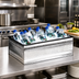Thumbnail image #2 for Cal-Mil Stainless Steel Ice Housing with Removable Polycarbonate Pan, 12 x 20 Inch