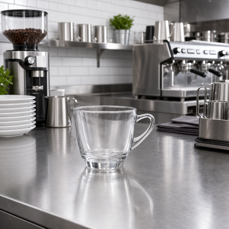 Product image #3 for Ocean Kenya Clear Glass Cappuccino Cup, 8.25 oz.