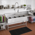 Thumbnail image #2 for John Boos Pro-Bowl 4-Compartment Sink with Right Drainboard, 24