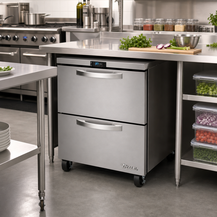 Product image #2 for True SPEC SERIES 27-Inch Undercounter Refrigerator with 2 Drawers