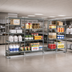 Thumbnail image #2 for Metro qwikTRAK Double-Deep Track Shelving Stationary End Unit Kit, Epoxy Coated