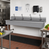 Thumbnail image #2 for Advance Tabco FS-WM-80EF Wall-Mounted Multiwash Hand Sink with 4 Electronic Faucets, 80 Inch