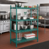 Thumbnail image #2 for Eagle QuadPLUS Louvered Polymer Shelf Mat, 72W x 18D, Green