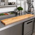 Thumbnail image #2 for John Boos L009-O 60 x 10 x 1-3/4 Inch Steam Table Cutting Board, Northern Hard Rock Maple