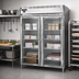 Thumbnail image #2 for Continental Refrigerator D2FENGD Designer Line Two-Section Wide Glass Door Reach-in Freezer