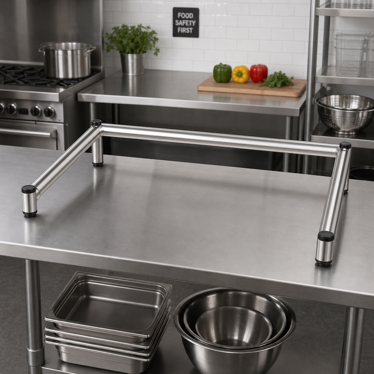 Product image #2 for Eagle Group 3-Sided Stainless Steel Channel Frame, 42" W x 18" D
