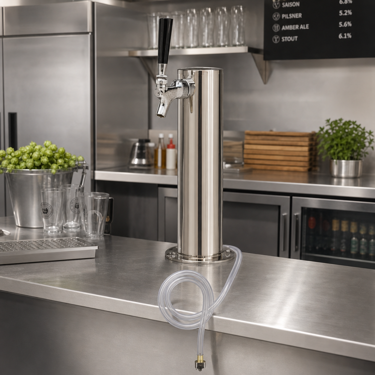 Product image #2 for Micro Matic USA D4743T Countertop Air-Cooled Single-Faucet Draft Beer Tower