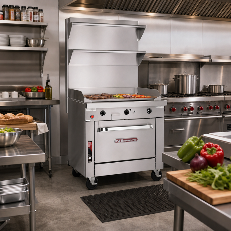 Product image #2 for Southbend Platinum 12-Inch Modular Natural Gas Griddle Section with 1-Inch Plate, Manual Controls