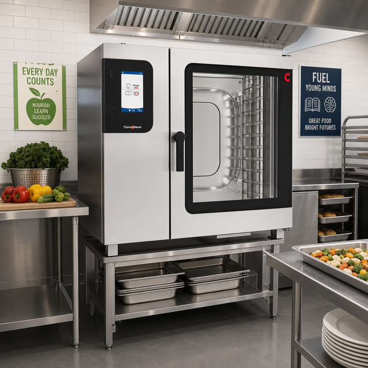 Product image #2 for Convotherm Maxx Pro C4eT 10.20ES-N Electric Boilerless Full-Size Combi Oven/Steamer with Disappearing Door (School Package)