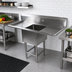 Thumbnail image #2 for John Boos Pro-Bowl 1-Compartment Stainless Steel Sink with 2 Drainboards, 16 x 20 x 14-Inch Bowl