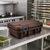 Thumbnail image #3 for Cambro Ultra Pan Carrier® UPC140 Top-Loading Insulated Food Pan Carrier for 1 Full-Size or Fractional GN Pan, Dark Brown