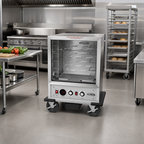 Thumbnail image #2 for Koolmore KM-CHP12-WNGL Non-Insulated Half-Size Heated Holding/Proofing Cabinet, 12-Pan, Bottom-Mounted Heater, Solid Dutch Door, 120V