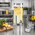 Thumbnail image #2 for Cal-Mil Round Stainless Steel Beverage Dispenser with Ice Chamber, 3 Gallon