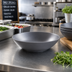 Thumbnail image #3 for American Metalcraft Mix & Matte 16 oz Round Melamine Bowl, Matte Gray