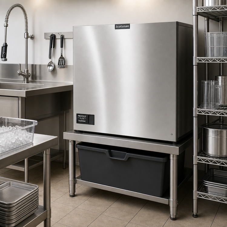 Product image #2 for Scotsman Prodigy ELITE Medium Cube Air-Cooled Remote Condenser Ice Maker, 2630 lb. per Day