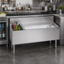 Thumbnail image #2 for Krowne Royal Series 48-Inch Underbar Combination Ice Bin with Right Ice Bin and Left 12-Inch Insulated Bottle Storage