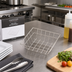 Thumbnail image #2 for American Metalcraft Square Stainless Steel Wire Grid Serving Basket, 6 x 6 x 2 Inches