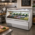 Thumbnail image #2 for Howard-McCray 35 Series Double Duty Deli Meat & Cheese Service Case, 71-Inch, Straight Glass, Self-Contained, Stainless Steel, LED