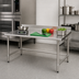 Thumbnail image #2 for BlendPort® Deluxe Series 30-Inch x 24-Inch 16-Gauge Stainless Steel Work Table with 4-1/2-Inch Backsplash
