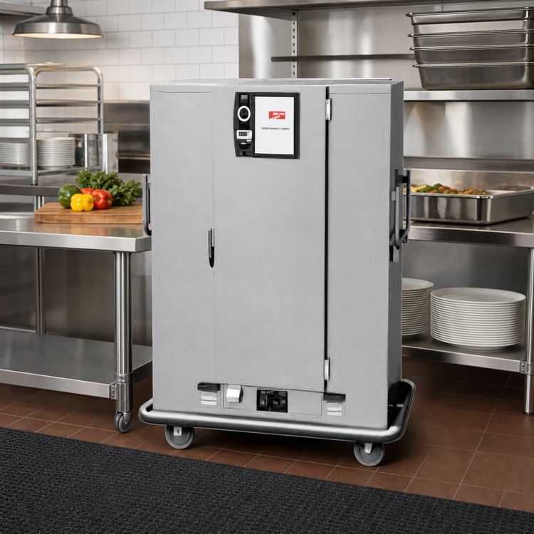 Product image #2 for Metro Insulated Heated Banquet Cabinet, Single Door, 90-Plate Capacity, Quad-Heat Dual Fuel, 120V